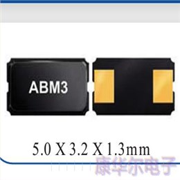 ABM3-25.000MHZ-B2-T,无线应用晶振,ABM3晶体,5032贴片晶振,艾博康无源晶振