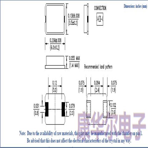 ABM7-8.000MHZ-D2Y-T,6035陶瓷晶振,Abracon晶振