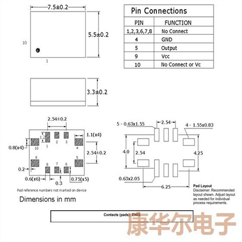 OHA4005-10.0M,OCXO恒温晶振,OHA4有源晶振,普锐特贴片晶振,CMOS输出晶振