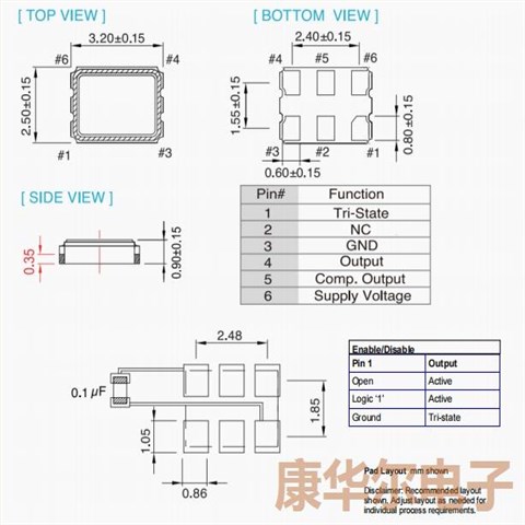 Pletronics差分晶振,QL44L振荡器,LVDS有源晶振,进口石英晶振,QL4444LEV-156.25M