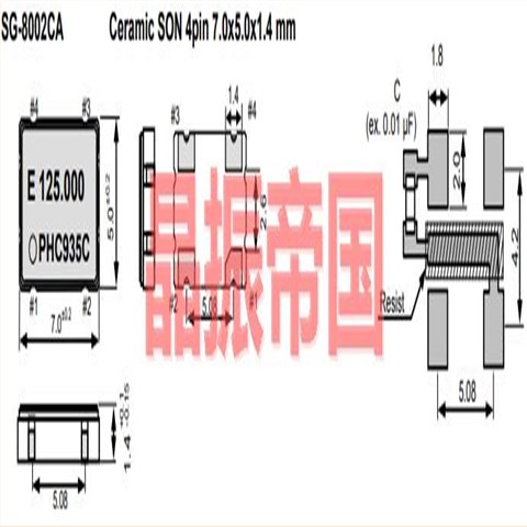 SG-8002CA24.0000M-PCM,7050晶振,3.3V压电晶振